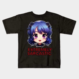 Extremely Sarcastic Girl Kids T-Shirt